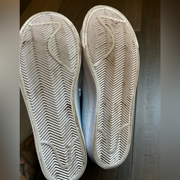 Nike Blazer Mid 77 Grey Blue White Orange Youth 5 - Picture 5 of 5